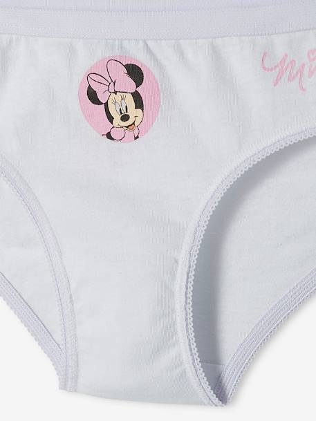 Pack de 7 braguitas Disney® Minnie ROSA MEDIO LISO CON MOTIVOS 