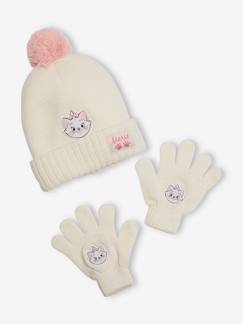 Niña-Accesorios-Gorros, bufandas, guantes-Conjunto de gorro + manoplas Disney® Marie de Los Aristogatos