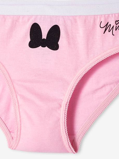 Pack de 7 braguitas Disney® Minnie ROSA MEDIO LISO CON MOTIVOS 