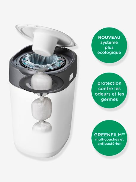 Cubo de basura para pañales Twist & click Tommee Tippee SANGENIC BLANCO MEDIO LISO 