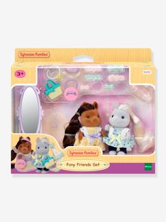 Juguetes-Juegos de imaginación-Figuras, escenarios, héroes y animales-Las amigas poni y su kit de peinado - SYLVANIAN FAMILIES