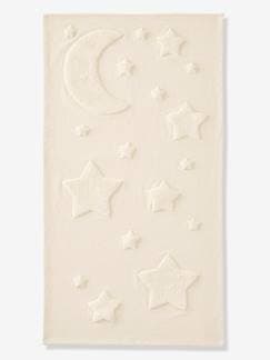 -Alfombra rectangular con relieve de luna y estrellas Luna