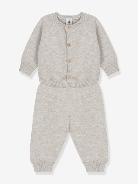 Conjunto de 2 prendas PETIT BATEAU blanco 