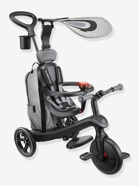 Triciclo Explorer 4 en 1 Deluxe Play GLOBBER gris 