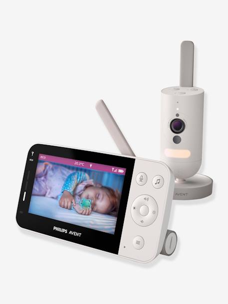 Vigilabebés video digital conectado Philips AVENT SCD921 BLANCO CLARO LISO CON MOTIVOS 