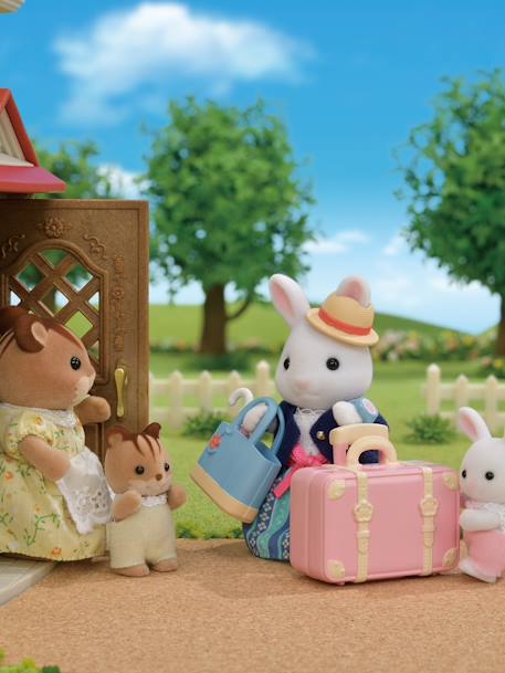 La mamá Conejo de Nieve y su maleta de fin de semana - SYLVANIAN FAMILIES blanco 