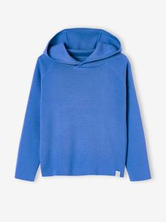 Niño-Jerséis, chaquetas de punto, sudaderas-Jerséis de punto-Jersey con capucha para niño