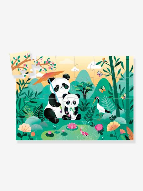 Puzzle de 24 piezas Leo el panda DJECO blanco 