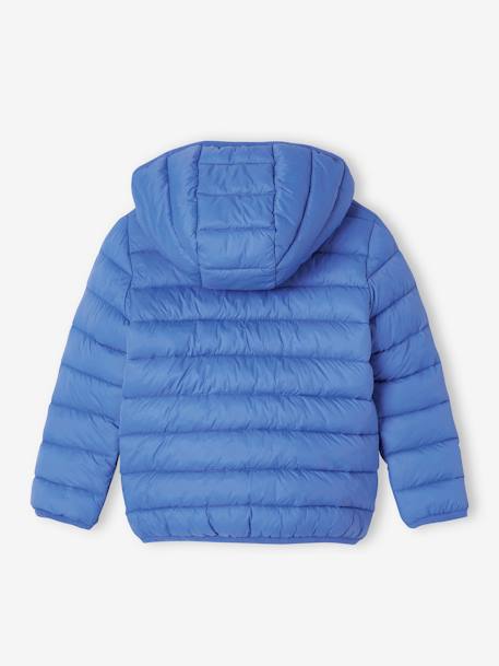 Chaqueta acolchada ligera con capucha y relleno de poliéster reciclado, para niño azul+azul jeans+azul marino+azul petróleo+BEIGE OSCURO LISO CON MOTIVOS+verde+verde inglés 