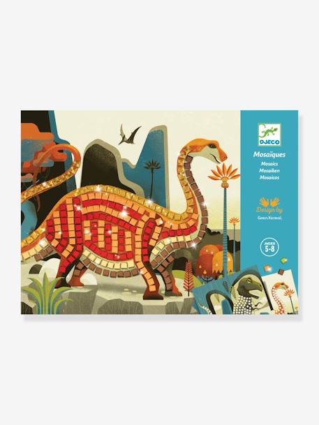 Mosaicos «Dinosaurios» DJECO rojo 