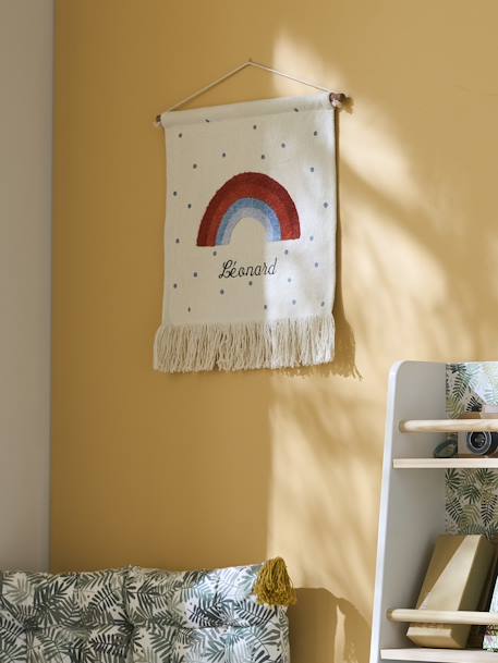 Arcoíris de pared personalizable BLANCO MEDIO LISO CON MOTIVOS 