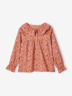 Niña-Blusa con estampado de flores para niña