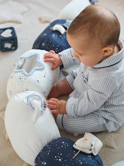 Juguetes- Primera edad-Doudous, peluches y juguetes de tejido-Almohada de actividades CELESTE