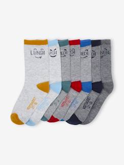 Niño-Ropa interior-Calcetines-Pack de 7 pares de calcetines medianos «Fun» para toda la semana