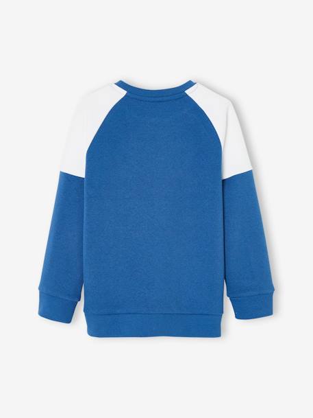 Sudadera deportiva «colorblock» del equipo de Brooklyn para niño azul eléctrico+nuez de pacana 