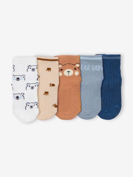 Pack de 5 pares de calcetines «Baby bear» para bebé