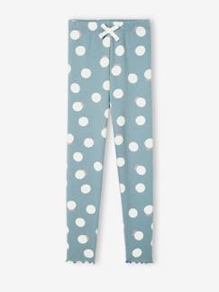 -Leggings de punto de canalé, para niña