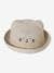 Sombrero con forma de gato para bebé niña beige arena 