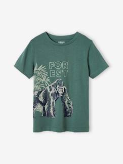 Niño-Camisetas y polos-Camiseta animal de algodón orgánico para niño