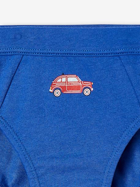 Pack de 7 calzoncillos para niño «Coches» azul marino 