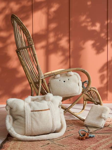 Bolso cambiador de sherpa Plume beige 