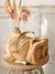 Bolso cambiador Baby Roll de peluche BEIGE CLARO LISO 