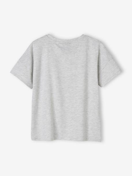 Camiseta de manga corta Snoopy Peanuts® gris jaspeado 