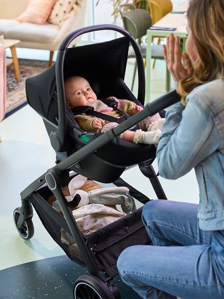 Silla de paseo Trio Auriga de VERTBAUDET azul oscuro+gris pizarra 