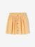 Falda a color de gasa de algodón, para niña amarillo pálido+azul grisáceo+pistacho+rosa 