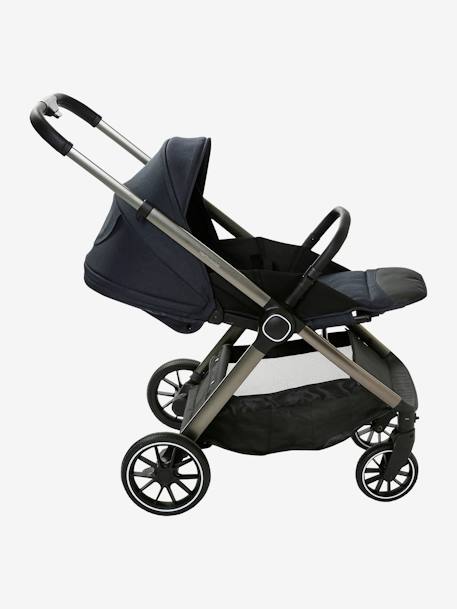 Silla de paseo Trio Auriga de VERTBAUDET azul oscuro+gris pizarra 