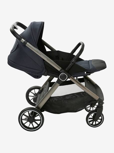 Silla de paseo Trio Auriga de VERTBAUDET azul oscuro+gris pizarra 