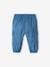 Pantalón cargo para bebé azul jeans+VERDE MEDIO LISO 