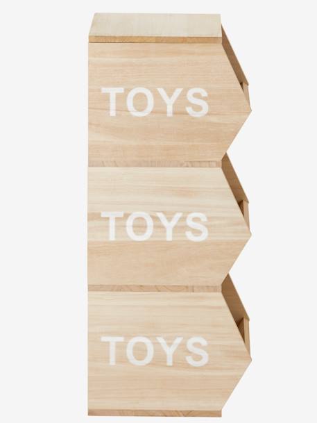 Mueble vertical 3 cajas - Toys madera 