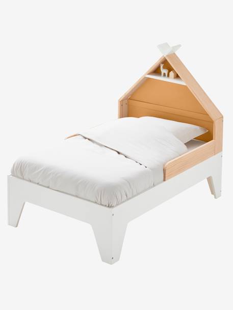 Cama evolutiva infantil TIPILI blanco+verde/amarillo 