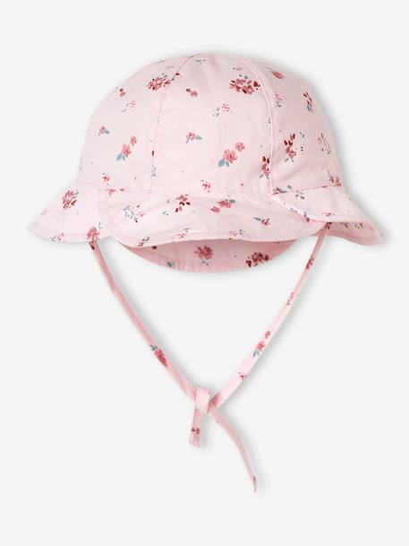 Sombrero estampado para bebé niña rosa estampado+rosa rosa pálido 