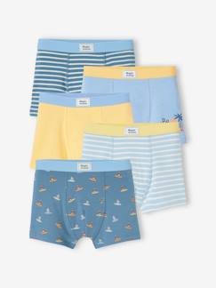 Niño-Ropa interior-Pack de 5 bóxers «stretch» para niño «Surf»