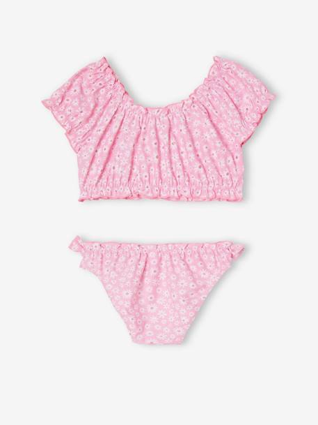 Bikini para niña «Margaritas» rosa 