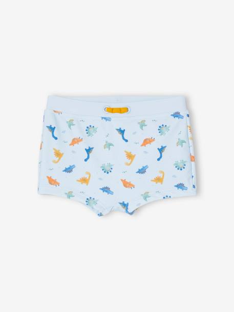 Bebé-Bañadores y accesorios de playa-Bañador bóxer con estampado de dinosaurios para bebé niño