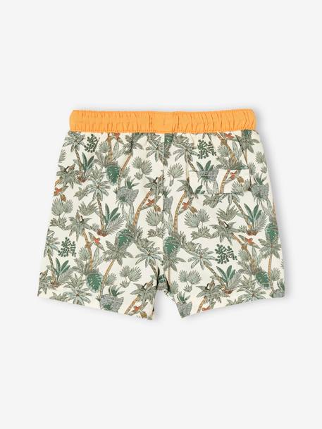 Bañador short con estampado para bebé niño verde 