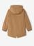 Parka ligera con capucha para niño beige 