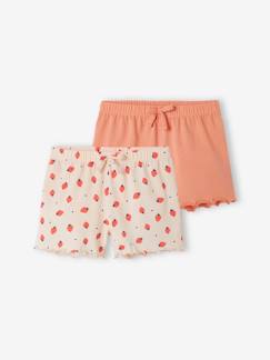 Lotes y packs-Niña-Pack de 2 shorts de pijama para niña