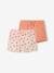 Pack de 2 shorts de pijama para niña rosa 