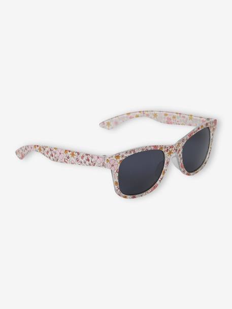 Gafas de sol con forma de flores para niña rosa 