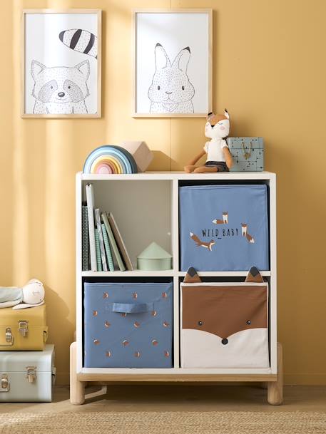 Pack de 3 cajas de organización Baby Fox lote azul 