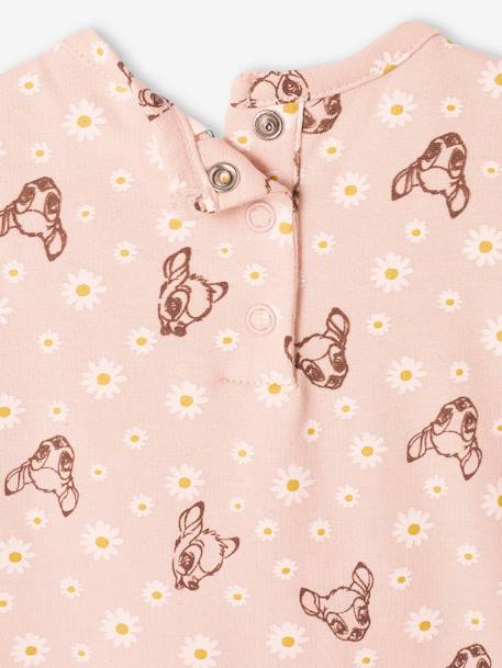 Conjunto de 2 prendas Disney® Bambi para niña - mono + cinta del pelo rosa viejo 