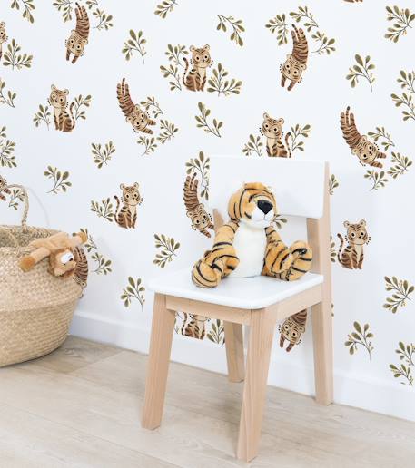 Papel pintado Tigre Sabana Felidae LILIPINSO marrón 