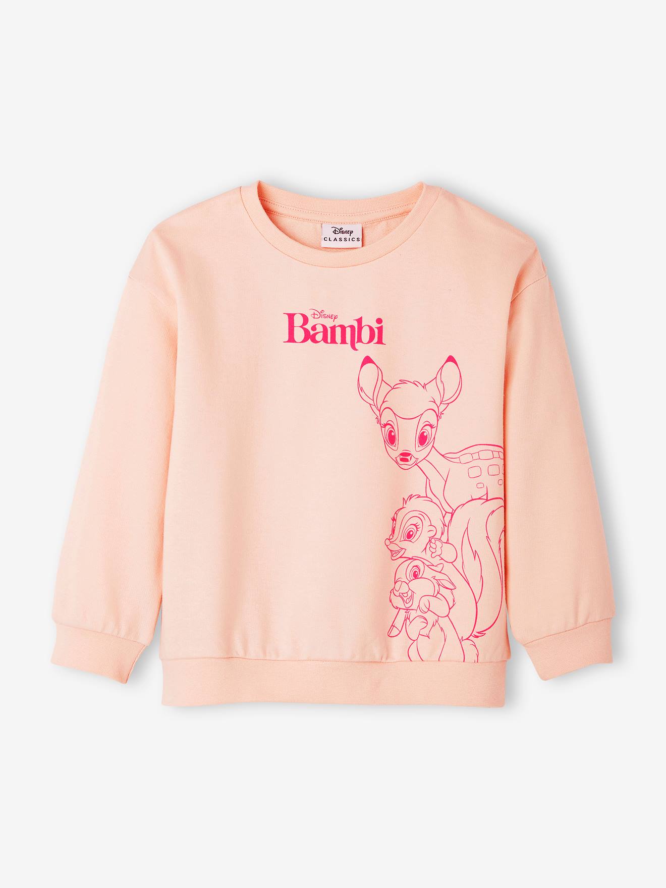 Sudadera Disney Bambi rosa viejo Disney