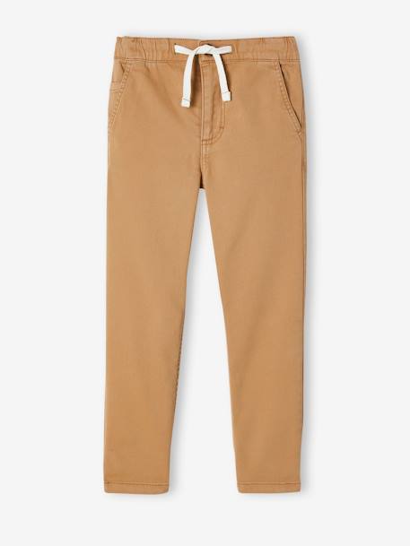 Pantalón chino fácil de llevar, para niño AZUL OSCURO LISO CON MOTIVOS+beige+VERDE MEDIO LISO CON MOTIVOS 