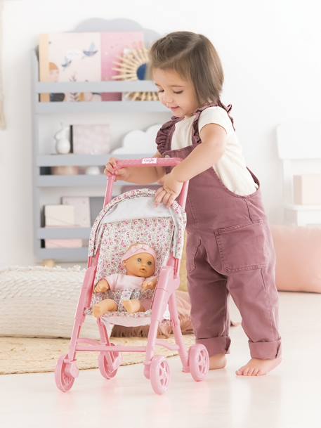 Silla de paseo de flores - Mi primera muñeca - COROLLE rosa chicle 