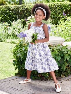 Niña-Vestidos-Vestido largo de fiesta con tirantes para niña